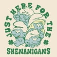 thumbnail image 2 of Mens The Smurfs Just Here For the Shenanigans T Shirt, 2 of 5