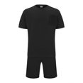 thumbnail image 4 of toraway Casual Men's Suits Regular Fit 2 Piece Black Men's Spring and Summer Set Long Sleeve Warm Line Solid Color Overwear Two Piece Adjustment Set L, 4 of 4