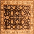 thumbnail image 1 of Ahgly Company Indoor Square Oriental Orange Traditional Area Rugs, 5' Square, 1 of 4