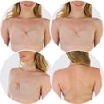 thumbnail image 4 of ToBeInStyle Women's Pack of 3 Padded Wired Bra with Clear Convertible Straps - Basic Assortment - 34B, 4 of 7