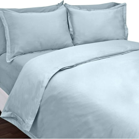 Set White Anklet - Veratex Supreme Sateen 300-Thread-Count Egyptian Cotton Duvet Set