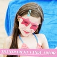 thumbnail image 7 of DizeyBoyo 2 Pcs Star Shape Rimless Sunglasses Transparent Candy Color Sunglasses Party Favor for Girls Boys Women, 7 of 7