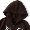 thumbnail image 5 of Fesfesfes Hoodie Jacket for Women Gothic Style Sleeve Hoodlies Zipper Thermal Hoodie Zip Up Coat Plus Size Jacket On Sale, 5 of 6