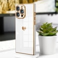 thumbnail image 6 of Compatible with  iPhone 14 Pro Max Case for Women, Cute Cases Full Camera Protection, Reinforced Corners TPU Cushion Shockproof Edge Bumper Cover [6.7 inches] -White, 6 of 7