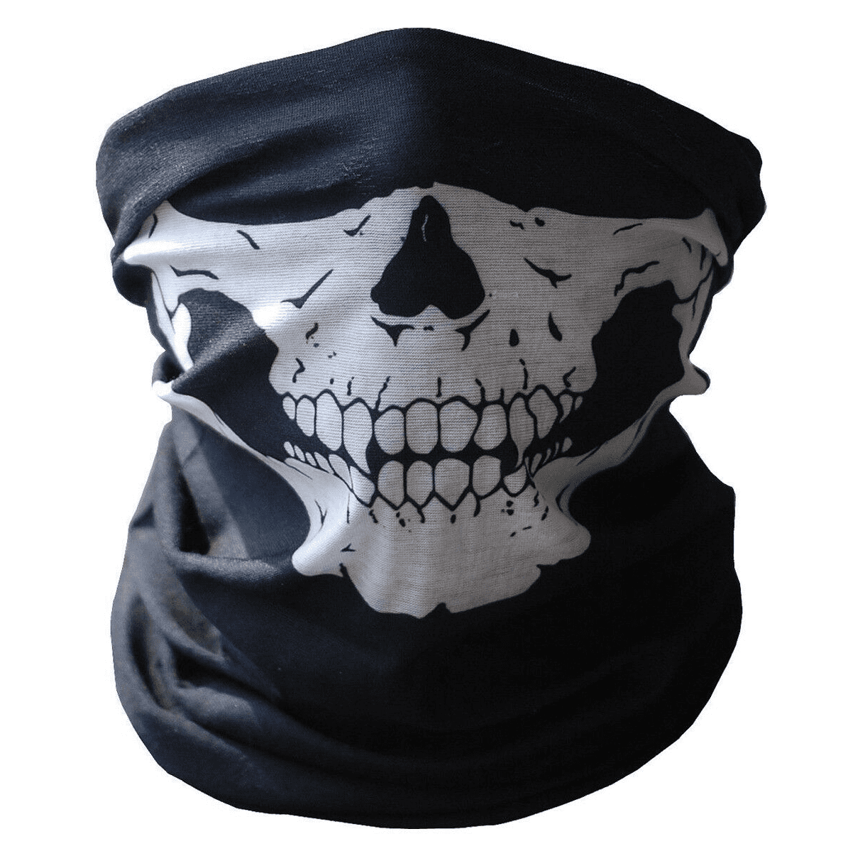 Ghost Full Face Mask Skull Balaclava Costume Hood For Outdoor CS Hunting Cycling 