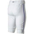 thumbnail image 4 of Marucci Men's Excel Tapered Doubleknit Piped Knicker Baseball Pants White/Royal M, 4 of 5