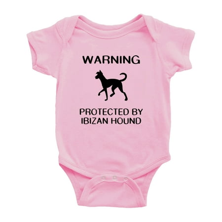 

Warning: Protected by A Ibizan Hound Dog Funny Baby Rompers Romper Bodysuit (Pink 6-12 Months)