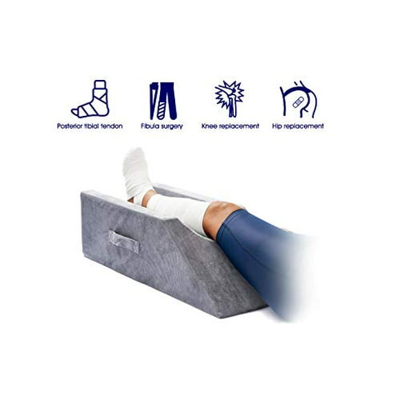 LightEase Oreiller de Soutien pour Jambe, Genou, Cheville en Mousse à Mémoire de Forme pour Chirurgie