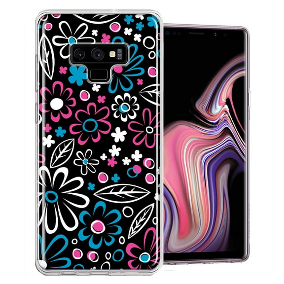 MUNDAZE For Samsung Galaxy Note 9 Cute Daisies Design Double Layer Phone Case Cover