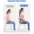thumbnail image 2 of Upgraded Seat Cushion Premium Ergonomic Memory Foam, Lumbar Support Pillow for Office Chair, Memory Foam Car Seat Cushion with L-Shaped Ergonomic Design for Car, Truck, Desk, Chairs, Office Seat, 2 of 7