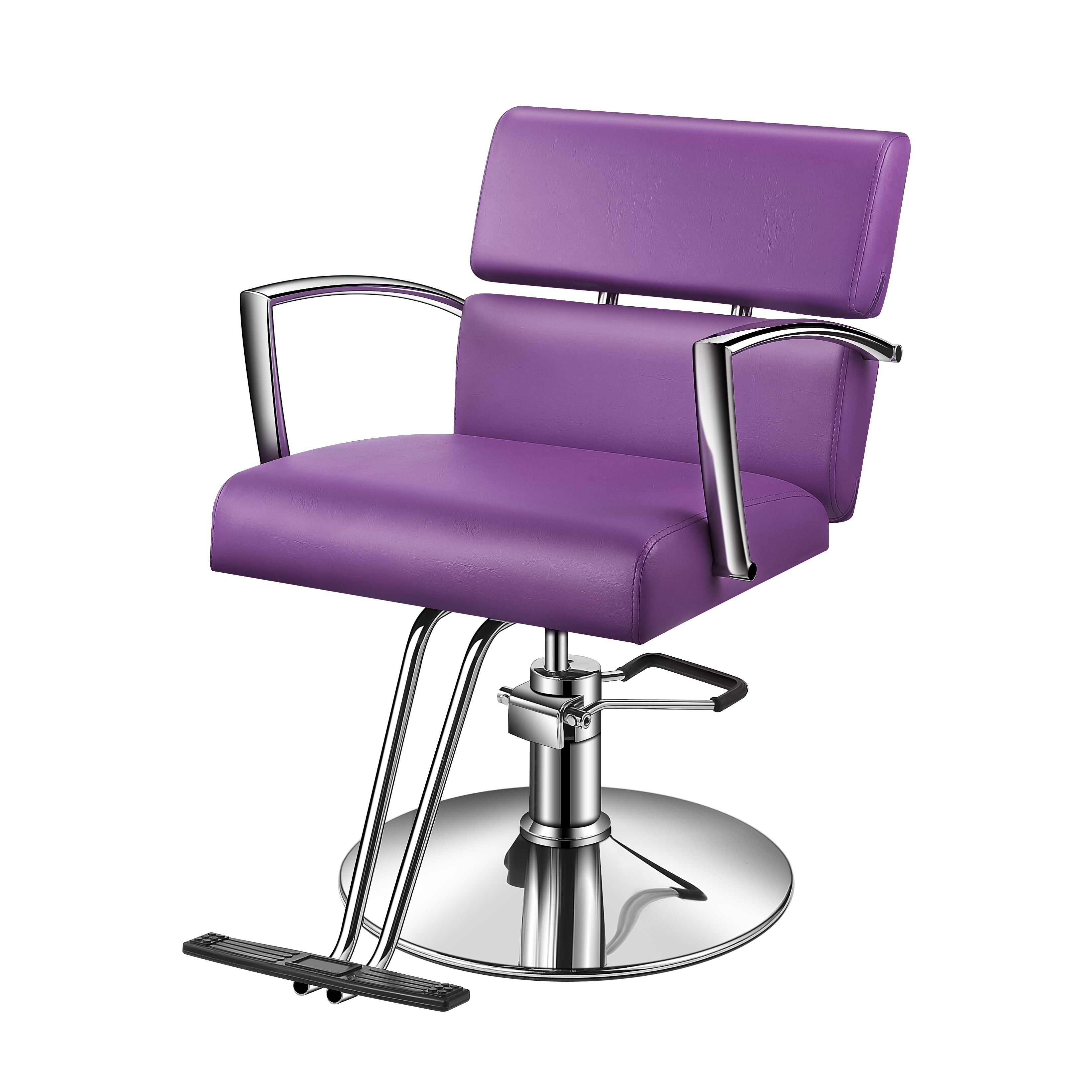 Baasha Modern Purple Salon  Chairs  For Hair Stylist With 