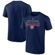 Men's Majestic Navy Chicago Cubs Fast-Paced T-Shirt