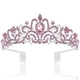 thumbnail image 1 of Tiara de cumpleaños para niña, corona para niñas, corona de princesa con banda de cumpleaños, diadema de cumpleaños para niña, tiara de corona de cumpleaños para mujer, decoraciones de feliz, 1 of 6