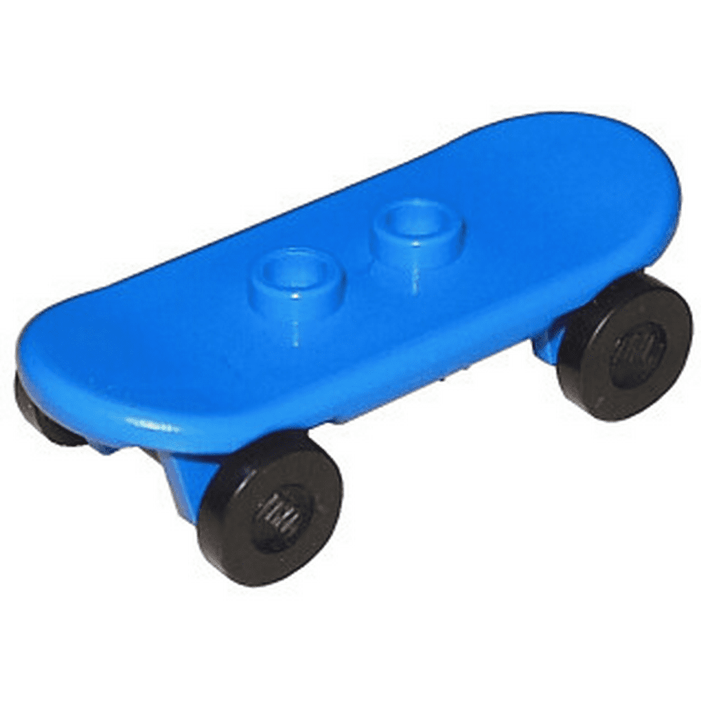 LEGO Accessory Minifig, Utensil Skateboard with Trolley Wheel Holders