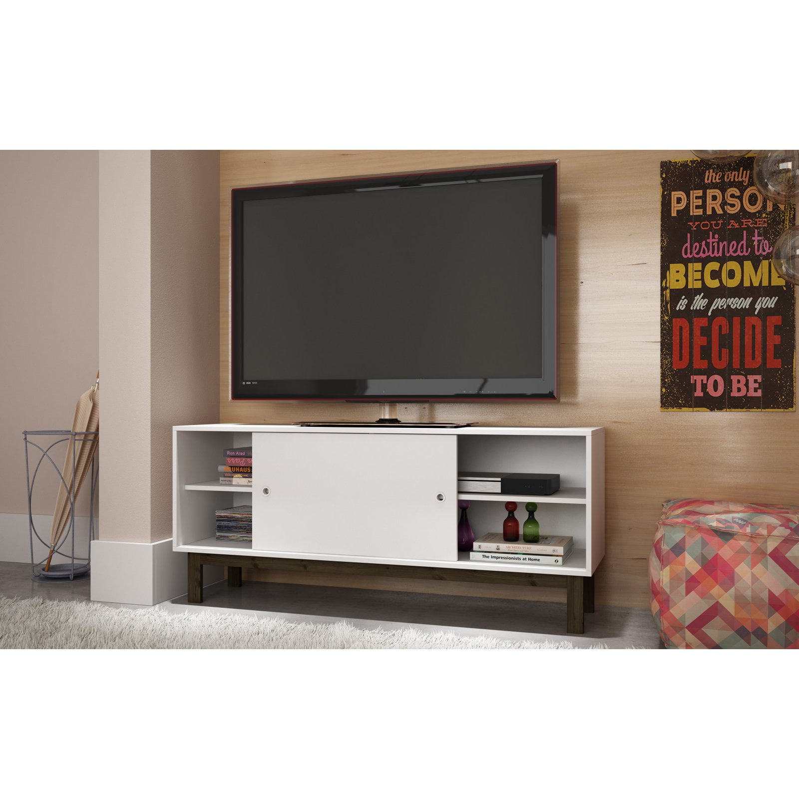 Manhattan Comfort M Tv Stand With Splayed Legs Com