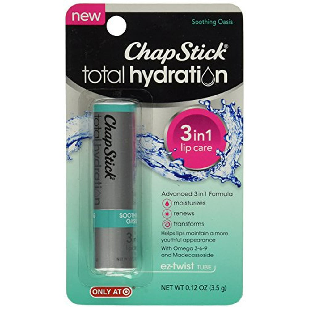 ChapStick Total Hydration 3 in 1 Soothing Oasis 1 Count Each Walmart