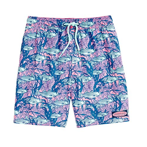 vineyard Vignes Maillot de Bain Garçon Imprimé, Bass Coral Papaye, 2 US