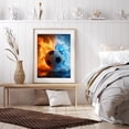 thumbnail image 6 of Diamond Art Kit for Adults, Soccer Ball Fiery Ice Contrast Diamond Painting for Adults Beginners, 5D DIY Diamond Art Painting Kits, Colorful Diamond Painting Craft for Home Decor 12x16, 6 of 7