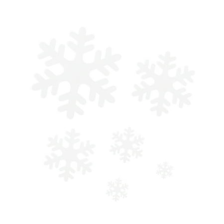 

18pcs Christmas White Snowflakes Creative Glass Window Snowflake Pendant Ornaments Layout Decorative Props for Christmas Shopping Mall