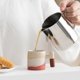 thumbnail image 3 of Cup Miniatura de cerámica texturizada, Vaso de café con mango de madera, Diseño marino, Para hogar/office, Taza decorativa, Vaso para té, Accesorio de cocina\ Blahzhy, 3 of 8