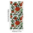 thumbnail image 2 of Window Privacy Film, Magnolia Stained Glass Window Clings Holographic Prism Bathroom Decorative Stickers Home Window Tint Sun Blocking Static Cling Door Covering 16.93" x 39.37 ", 2 of 7