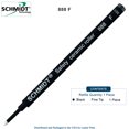 thumbnail image 3 of Schmidt 888 Safety Ceramic Tip Plastic Tube Rollerball Refill - Black Ink, Fine Tip, 1 Pack, 3 of 4