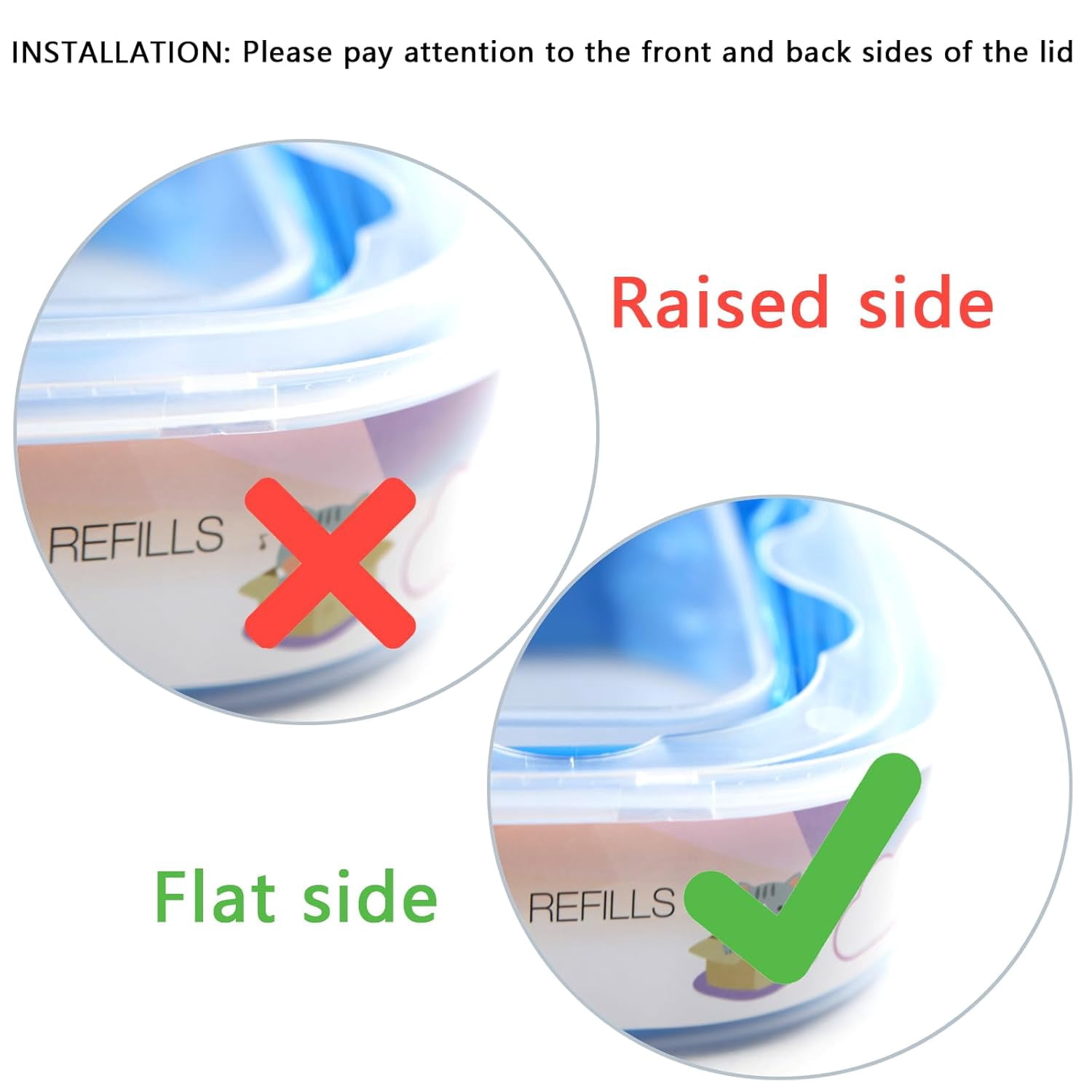 Pack of 9 - Diaper Pail Refills Bags Compatible with Diaper Genie Select Pail, Compact Pail,Square Pails Diaper Pails Refills