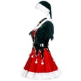 thumbnail image 4 of RV Traje de Navidad de una pieza Espectáculo de escenario Traje de Navidad Traje de fiesta de año nuevo Traje de Navidad sexy (L 77 cm de largo) brillar Electrónica, 4 of 5
