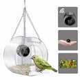 thumbnail image 6 of Bird Feeder Refillable with Camera 1080P HD Outside Weather Rain Squirrel Proof Resistant Drain Rain Water Clear Transparent Bir, 6 of 6