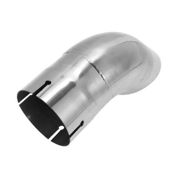 Unique Bargains 3.5" ID Inlet Turn Down Exhaust Pipe T304 Stainless Steel Surface Polishing Mandrel Bend Elbow Tube 9.1" Overall Length Suitalbe for 3.5" OD Tailpipes