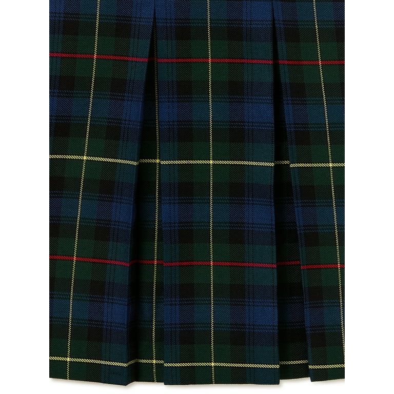 Wonder Nation Girls School Uniform Plaid Parochial Skirt Sizes 4 16
