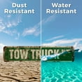thumbnail image 5 of TOW TRUCK Vintage Style Rustic Street Sign – Driver Towing Company Signs Towed Retro Decorative Wall Sign for Home, Bar, Garage, or Outdoor Use | 6" X 24" Aluminum Metal Road Sign, 5 of 6