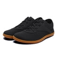 thumbnail image 3 of Zapatos Descalzos Mujer Hombre Ancho Casual Entrenamiento Trekking (38 ) Negro, 3 of 8