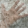 thumbnail image 3 of Chocolate Tulle Curtains with Rod Pocket, Classical Victorian Flowers and Leaves Abstract Arrangement with Vintage Look, Sheer Drape for Wedding Party 2 Panels, 7 Sizes, Brown White, by Ambesonne, 3 of 3
