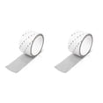 thumbnail image 1 of Injueey Cinta de reparación de parches de ventana Adhesivo fuerte 3 capas Agujeros de fibra de vidrio Cintas de cobertura Herramienta de Gris 2Conjunto, 1 of 6