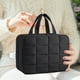 thumbnail image 4 of Necesera colgante con organizador de joyas - Bolsa de cosméticos de viaje multicapa para mujer, resistente al agua y portátil, 4 of 6