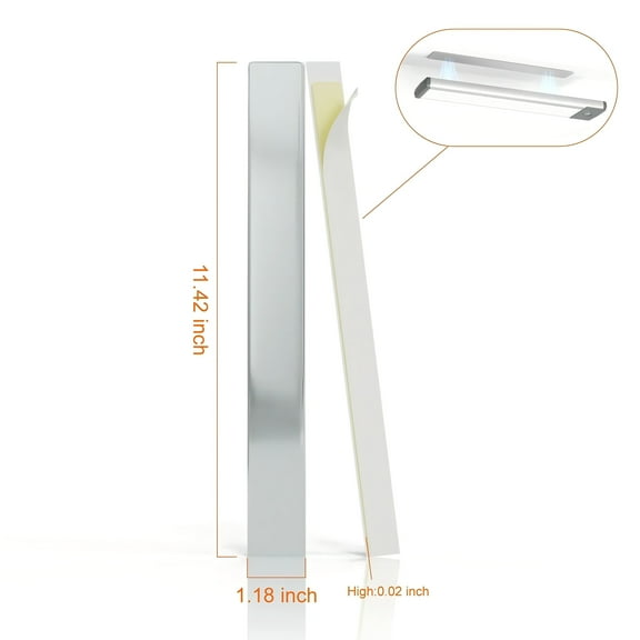 Lepotec Metal Mounting Plates for Magnetic LED Cabinet Lighting