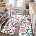 thumbnail image 2 of Pioneer Flower Floral Print Pattern Kitchen Rugs Sets Of 3,Kitchen Runner Rugs Non Skid Washable,Decorative Kitchen Floor Mats for Kitchen,Sink,Laundry,17"x30"+ 17"x47" + 17"x59", 2 of 6