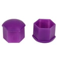 thumbnail image 4 of 20pcs 21mm Purple Plastic Car Wheel Nut Lug Hub Screw Rim Bolt Covers Dust Protection Cap, 4 of 6