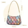 thumbnail image 3 of FORMRS Womens Shoulder Bag with Chain Strap Clutch Purse Cute Tote Handbag, Pink Shimmering Pattern, 3 of 7