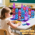 thumbnail image 2 of Bloques de construcción magnéticos MSKOLER, 80 unidades, para niños de 2 a 8 años, 2 of 8