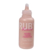 Ruby Kisses Liquid Foundation Medium Coverage, Lightweight, Natural Finish, Face Makeup for All Skin Type, Korean Makeup (Natural Buff)