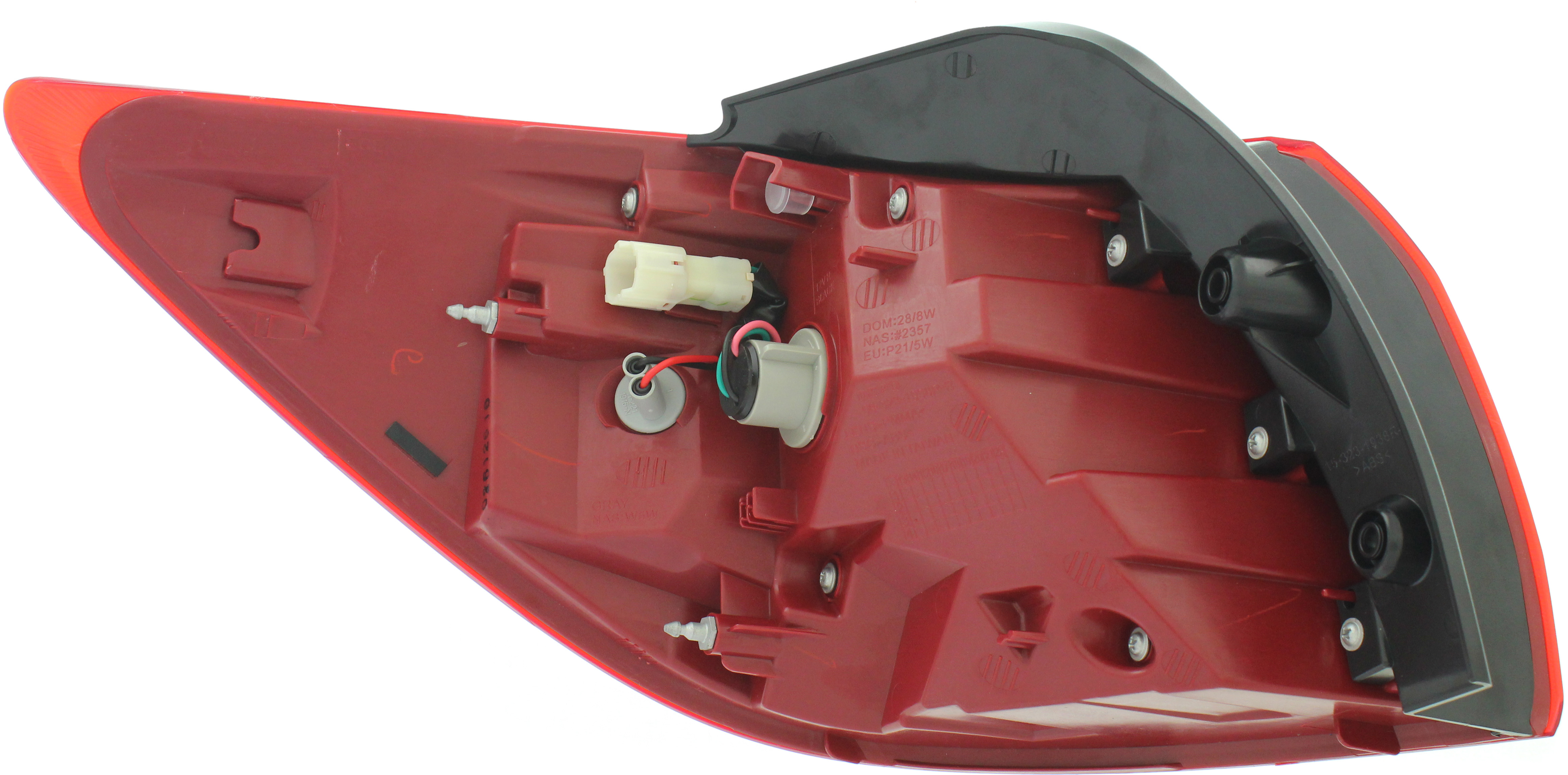 Tail Light Compatible With 2011-2013 Kia Sportage Right Passenger Side, Outer With bulb(s)