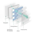 thumbnail image 3 of Art3d Peel and Stick Backsplash Tile 12"x12 Subway 3D Wall Sticker Wallpaper   Kitchen Bathroom Self Adhesive Removable Stick in Blue (10-Pack), 3 of 9