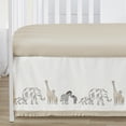 thumbnail image 5 of Sweet Jojo Designs Serengeti Animals Taupe Brown Black White 4 Piece Crib Bedding Set, 5 of 6