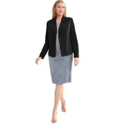 Jessica London Women's Plus Size Two Piece Single Breasted Jacket Dress Suit Outfit