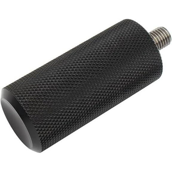 Applicable to jfqm Black Motorcycle Foot Pegs Rest Shifter Peg Nail Fit for Harley Sportster 883 1200 XL Dyna Breakout Softail Custom Low Rider FXCW (Color : Balck Shifter peg)