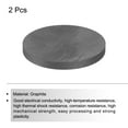 thumbnail image 3 of Uxcell Round Graphite Block Disk Ingot Graphite Electrode Plate 50x5mm for Melting Casting, Electrolysis, Pack of 2, 3 of 4