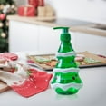 thumbnail image 6 of Christmas Soap Dispenser Set 3-Piece Holiday Theme for Bathroom and Kitchen - Refillable Bottles with Festive Designs for Seasonal Home Decor and Gifting(C), 6 of 7