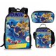 thumbnail image 1 of NS4 Sonic The Hedgehog 2 Mochila Para Estudiantes Bolsa De Comida Para Niños Estuche De Lápices Conjuntos De Tres Piezas SN4, 1 of 4